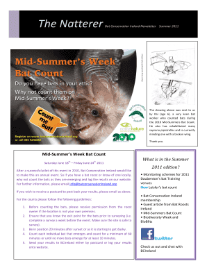 The Natterer - Bat Conservation Ireland - batconservationireland