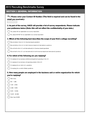2015 Recruiting Benchmarks Survey