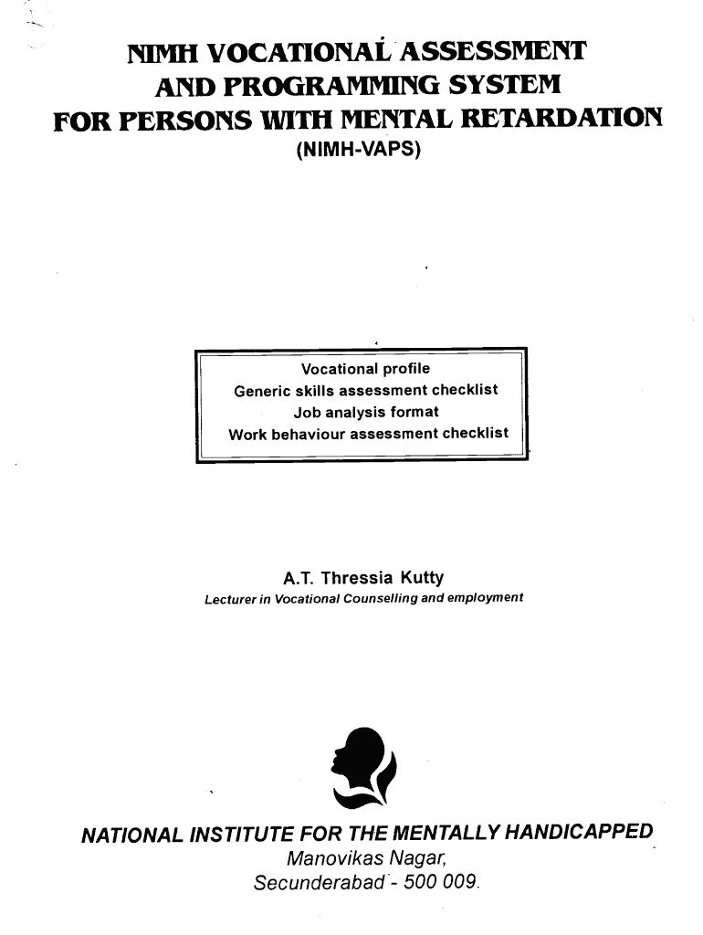 vaps full form in special education Preview on Page 1