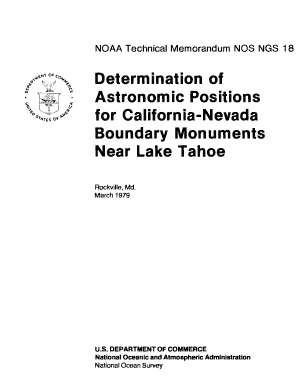 Determination of Astronomic Positions for California - ngs noaa