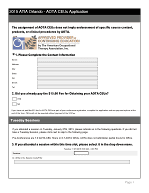 2015 ATIA Orlando AOTA CEUs Application