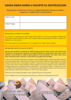 Construction Health and Safety Guide