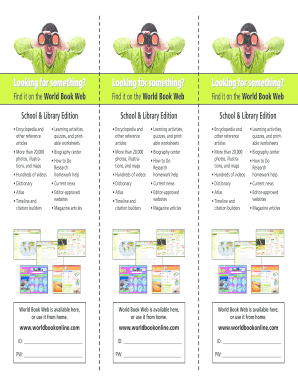 World Book Web Access Form
