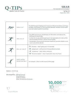 SBAR Communication Tool
