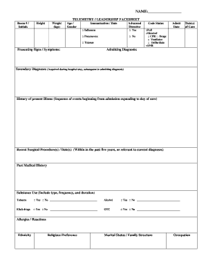 Patient Care Assessment Form