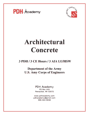 Architectural Concrete Final Exam