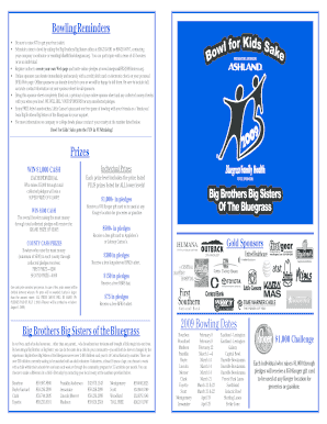 Big Brothers Big Sisters Bowling Fundraiser