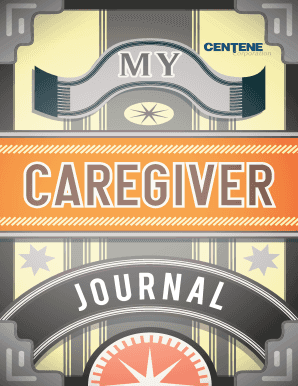 Caregiver Journal Workbook