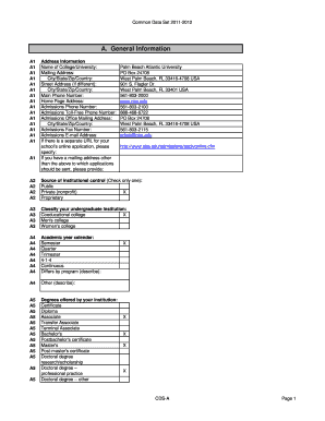 Common Data Set 2011-2012