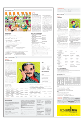 Elementary Reading Activity