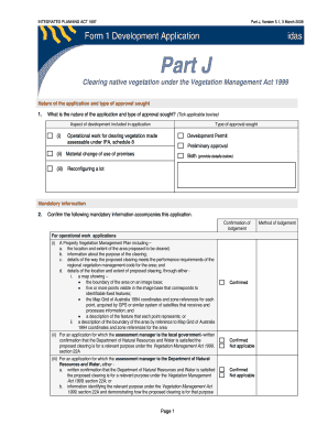 Queensland Vegetation Clearing Application