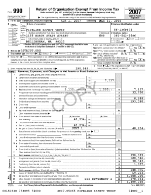 Form 990 Tax Return