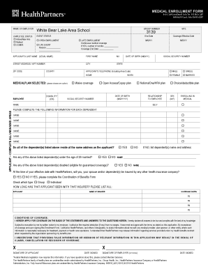 Medical Enrollment Form