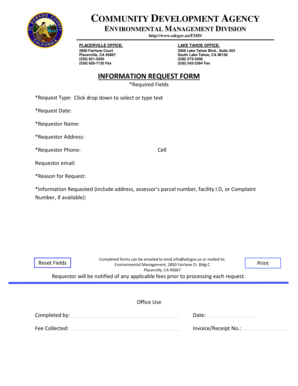 Information Request Form
