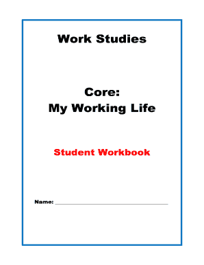 Work Studies Student Workbook