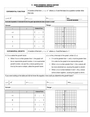 Exponential Growth and Decay Worksheet