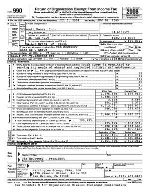 Form 990 Tax Return