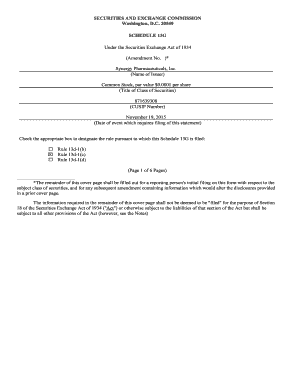 SEC Schedule 13G Filing