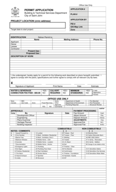 Building Permit Application