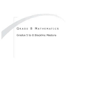 Grade 8 Mathematics Observation Form