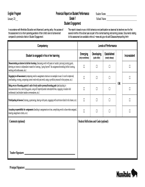 Manitoba Student Engagement Report