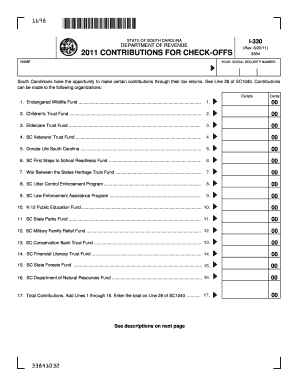 South Carolina I-330 Contribution Form