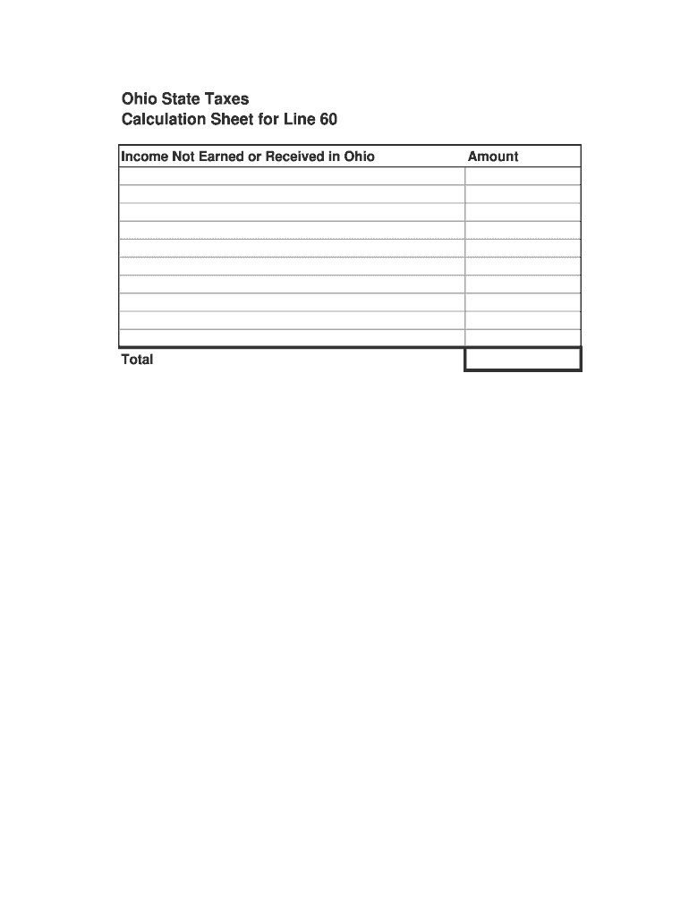Fillable Online Ohio State Taxes Fax Email Print pdfFiller