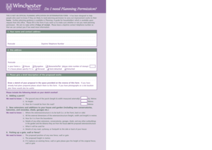 Planning Permission Inquiry Form
