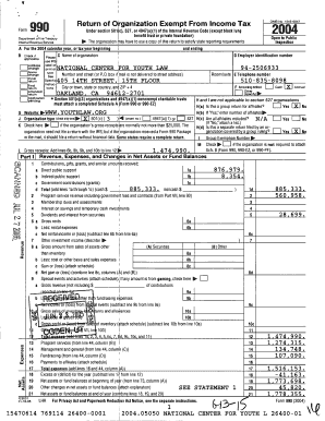 Form 990 Tax Exemption Application