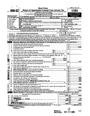 Form 990-EZ 2004