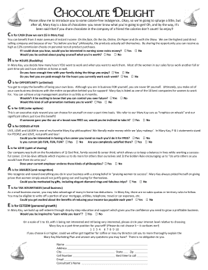 Mary Kay Business Opportunity Survey