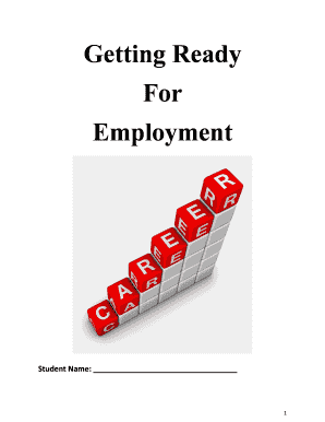 Employment Preparation Worksheet