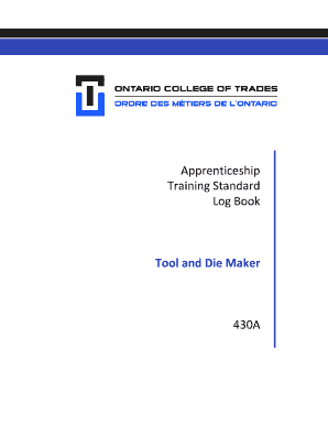 Ontario Apprenticeship Training Standard Log Book