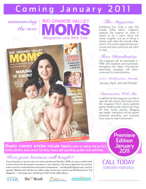 Rio Grande Valley Moms Advertising Agreement