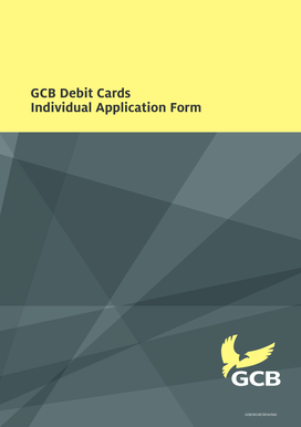 GCB Debit Card Application Form