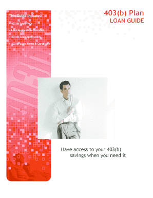 403(b) Loan Application Form