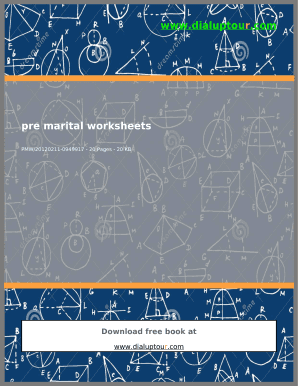 Premarital Counseling Worksheet