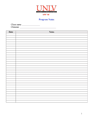 EPP 710 Progress Notes