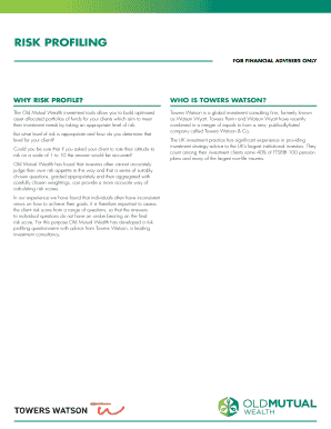 Old Mutual Wealth Risk Profiler
