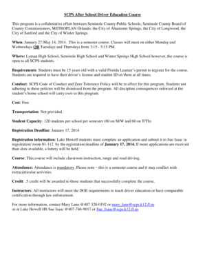 Example of admission form - bb scps