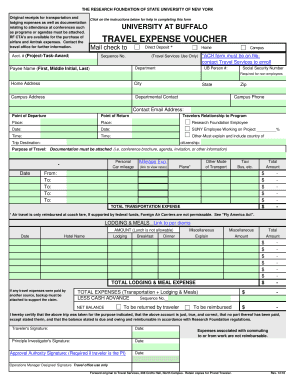 Travel Expense Voucher