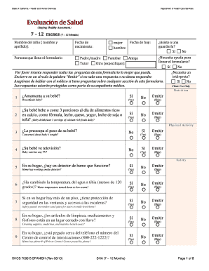 Evaluación de Salud