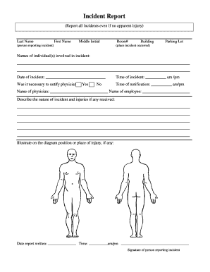 Incident Report Form