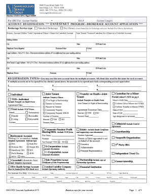 Envestnet Brokerage Account Application