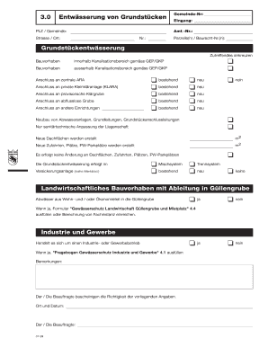 Grundstückentwässerung
