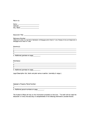 Real Estate Grantor Grantee Form