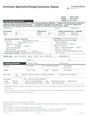 Employee Benefits Enrollment Form