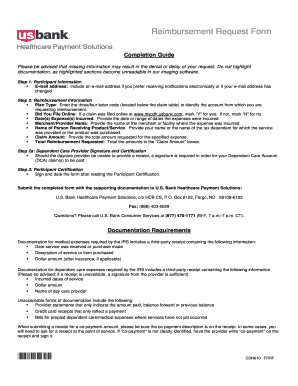Reimbursement Request Form