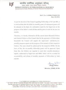 SIX MONTHLY ACADEMIC PROGRESS REPORT for All Fellows - icpr