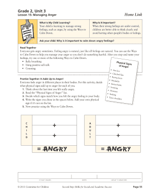 Managing Anger Home Link
